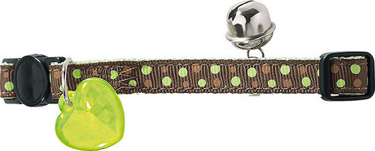 Hunter Dots Κολάρο Γάτας 1x17-27cm Πράσινο
