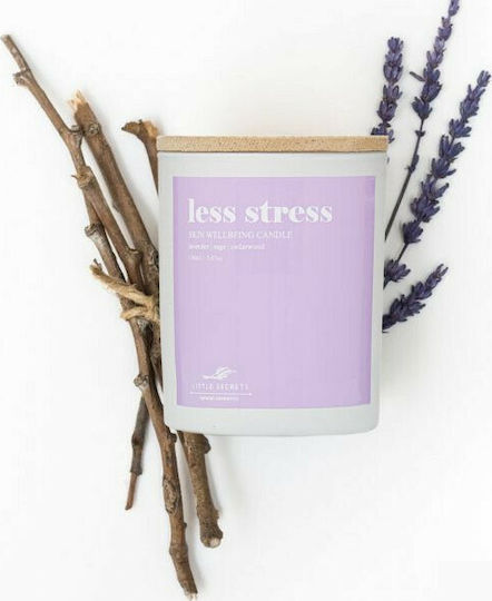 Little Secrets Less Stress Αρωματικό Σόγιας σε Βάζο Λεβάντα, Φασκόμηλο και Κέδρο