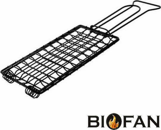 Biofan Διπλή Μεταλλική Σχάρα Ψησίματος Αντικολλητική 25.5x13.5εκ.