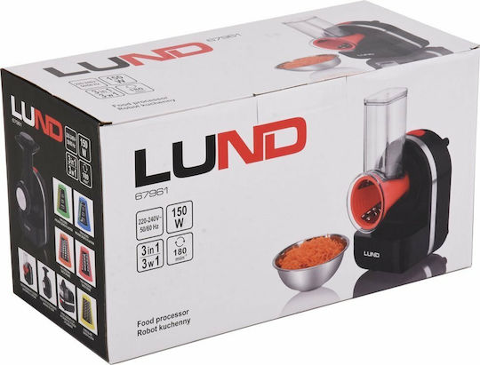 Lund Κόφτης Λαχανικών / Φρούτων 150W Μαύρος