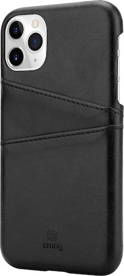 Crong Neat Back Cover Synthetic Leather / Plastic Black (iPhone 11 Pro Max)