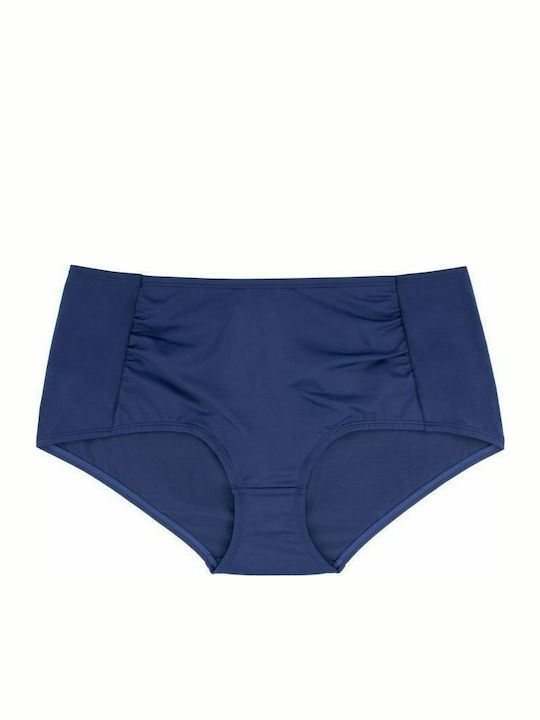 Corsica Bikini Slip High Waist Navy Blue