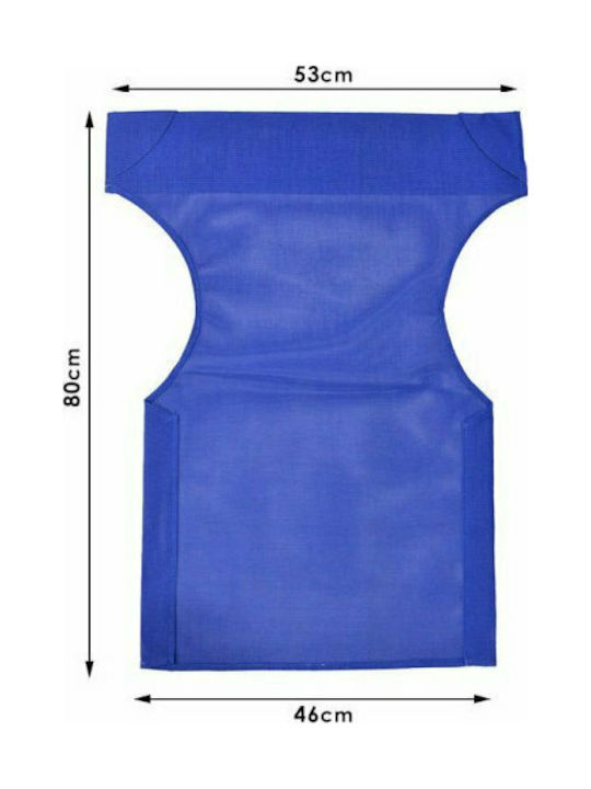 Megapap Waterproof Director Chair Cover Blue 46x80cm