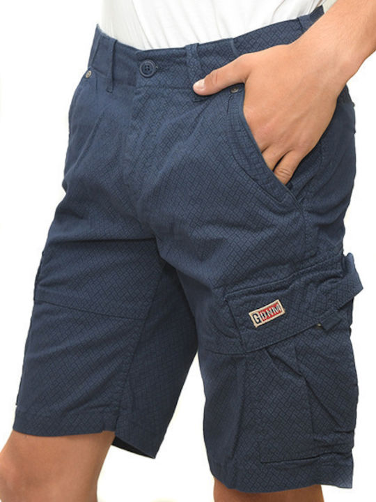 GAM003-20703 Men's Shorts Cargo Navy Blue
