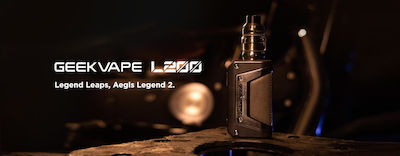 Geek Vape Aegis Legend 2 L200 Zeus Grey Box Mod Kit 5.5ml