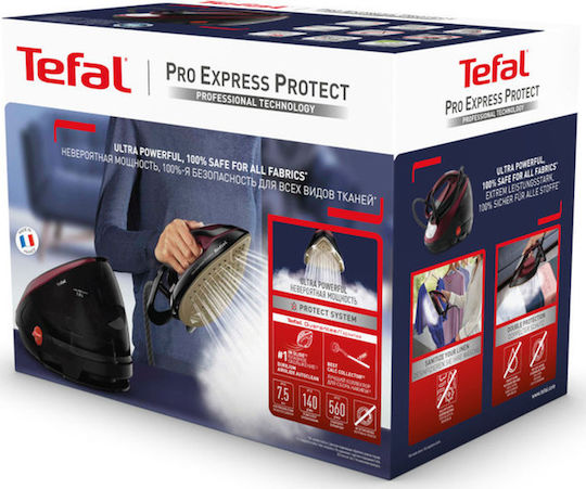 Tefal GV9230 Pro Express Protect Dampfbügelstation 7.5bar mit Behälter 1.8lt