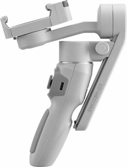 Zhiyun Smooth Q3 Combo Phone Gimbal with 3 Axis Stabilization and 15 Operating Hours Gray
