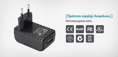 XTAR Încărcător Fără Cablu cu Port USB-A Negruς (XTAR5V2.1A)