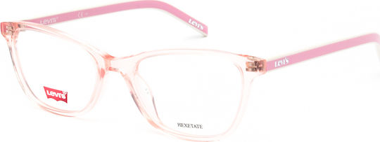 Levi's Γυναικείος Κοκκάλινος Σκελετός Cat Eye Ροζ LV1022 35J