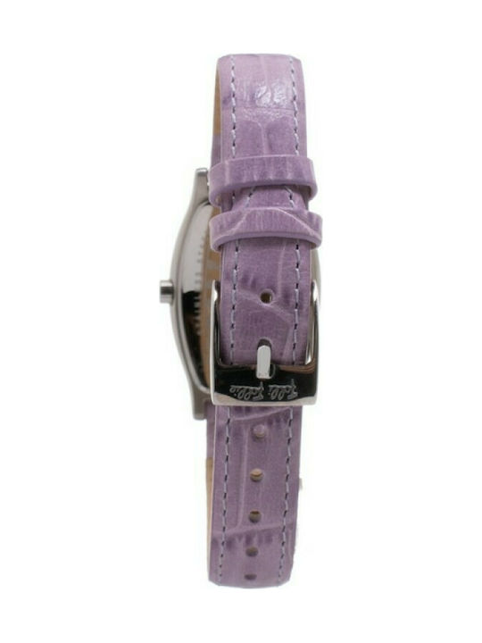 Folli Follie Watch with Purple Leather Strap