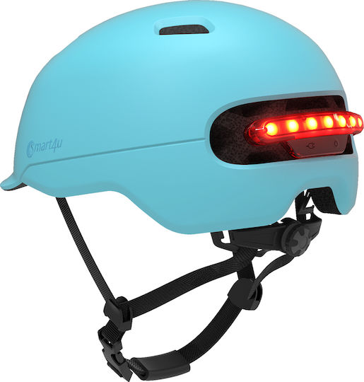 Smart4u SH50M Helmet for Electric Scooter Helmet with LED Blue Xiaomi in Blue Color 465821