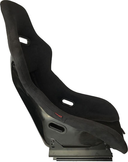 Carner Eimer Rechter & linker Sitz Eimer Rennsuede Alcantara Schwarz Schwarz