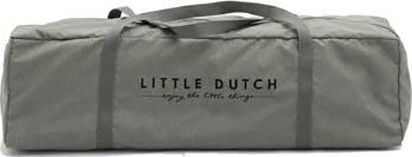 Little Dutch Little Dutch Parquet Παρκοκρέβατο με Στρώμα Γκρι 125x65cm