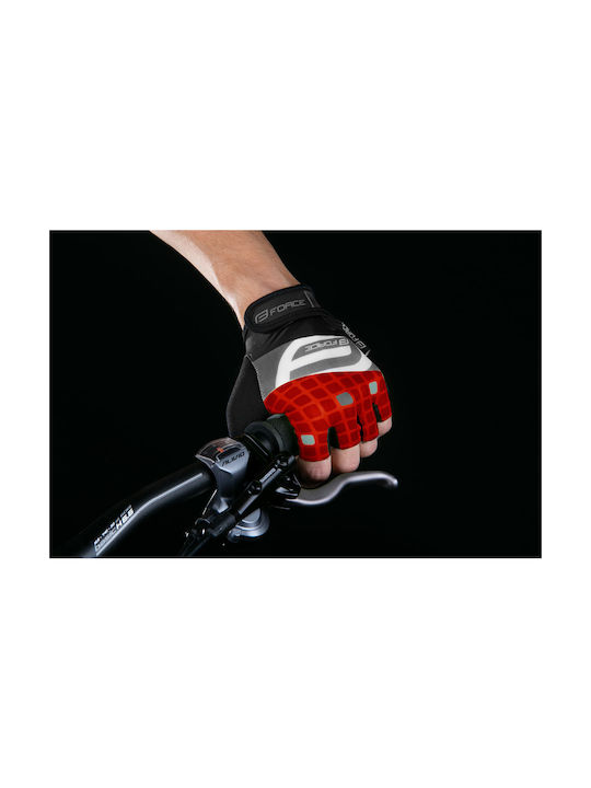 Force Square Half Finger Cycling Gloves Adults Multicolored