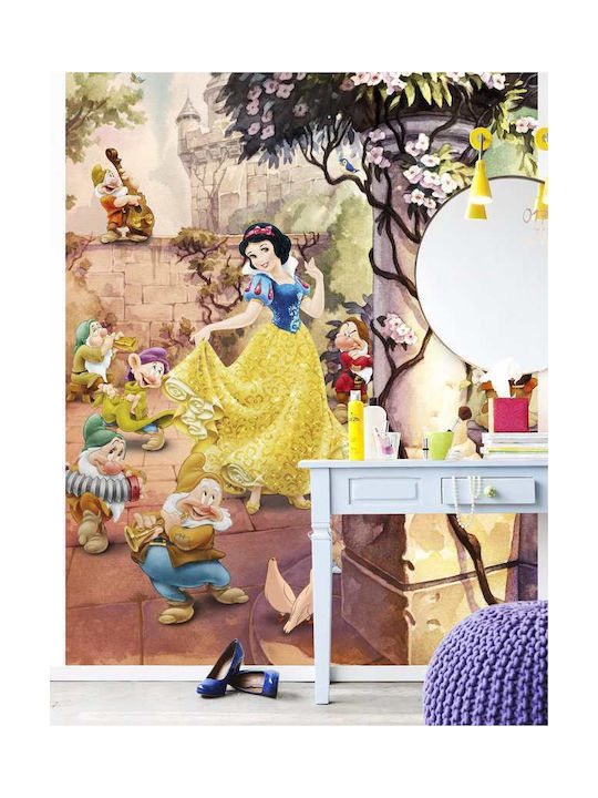 Komar Kids Fabric Wallpaper Dancing Snow White L184xH254cm