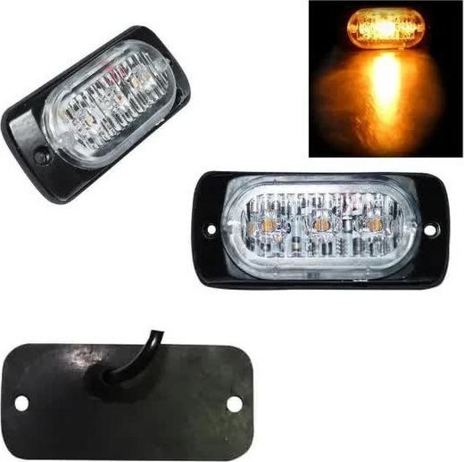 Μπάρα Σήμανσης Αυτοκινήτου LED 12V με Πορτοκαλί Φωτισμό