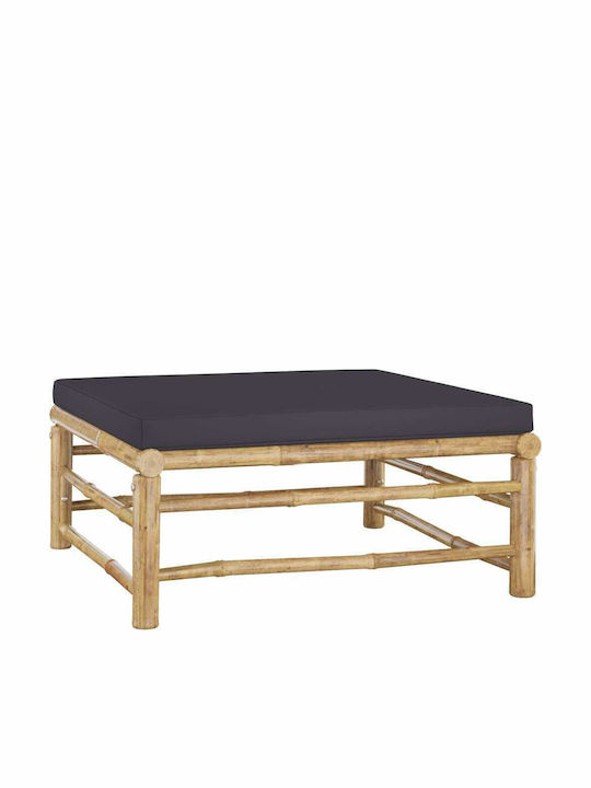 Canapea de colț Exterior Bambus cu Perne 190x65x60cm