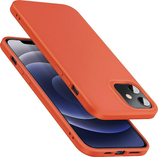 ESR Cloud Back Cover Σιλικόνης Πορτοκαλί (iPhone 12 / 12 Pro)