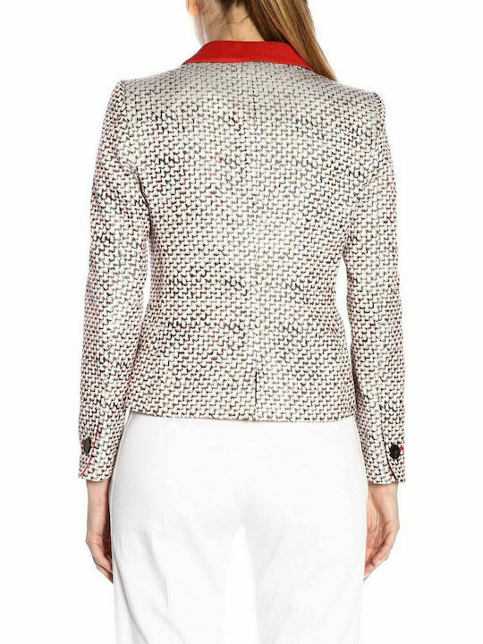 Emporio Armani Short Women's Waisted Blazer Beige