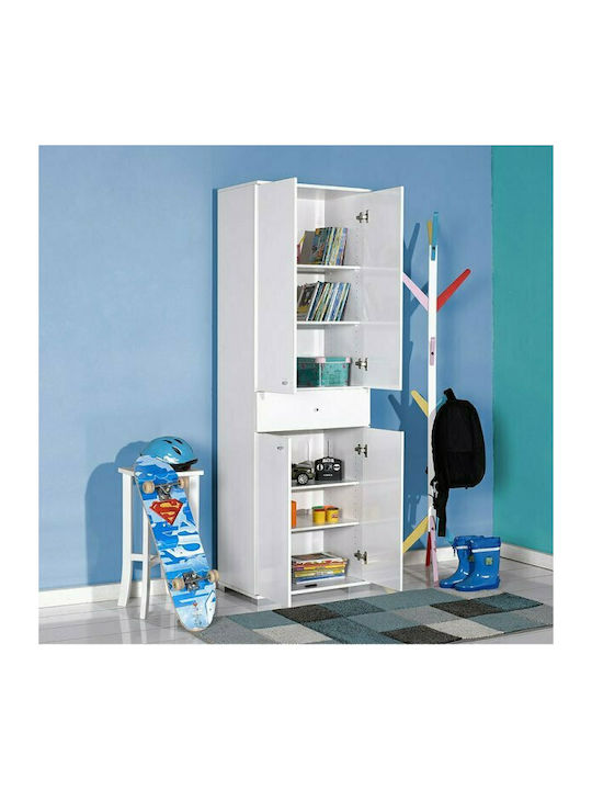 Doppeltür Kleiderschrank Diamond White 60x40x187cm