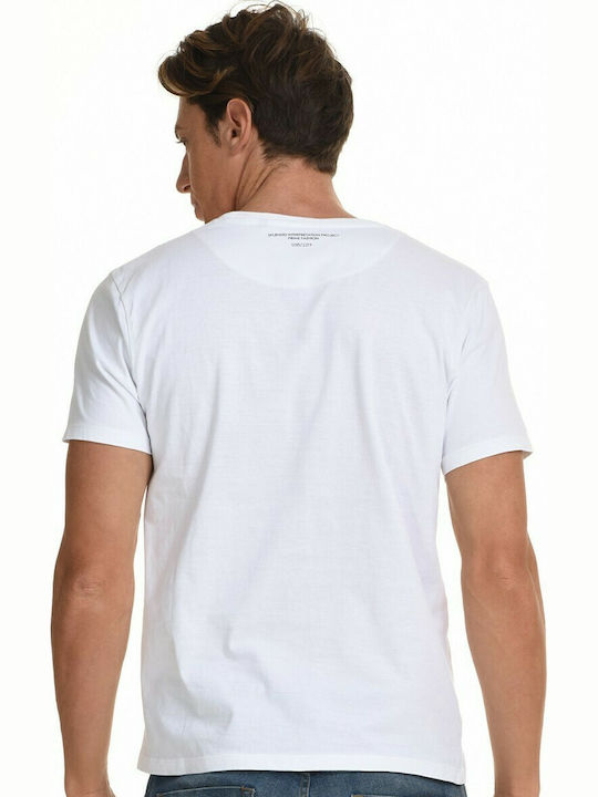 Splendid Herren T-Shirt Kurzarm Weiß