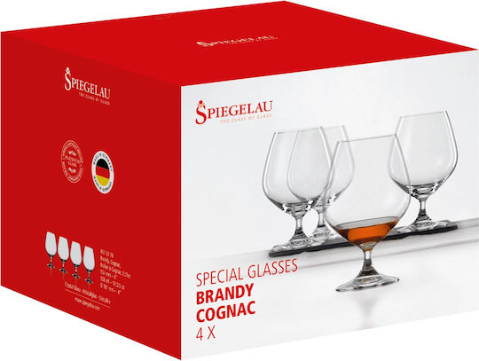 Spiegelau Vino Σετ Ποτήρια Κοκτέιλ/Ποτού Κρυστάλλινα Διάφανα Κολωνάτα 558ml 4τμχ