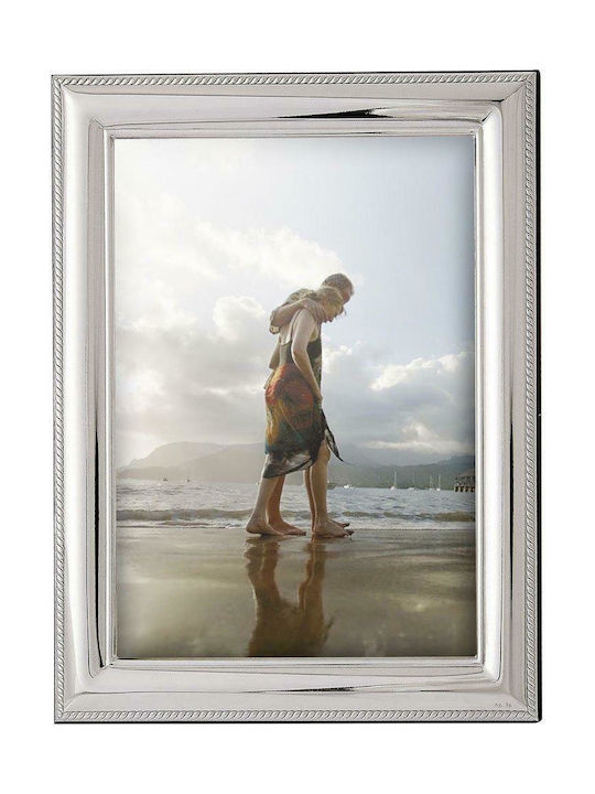 Prince Silvero Wedding Wall Photo Frame Silver With Silver Frame