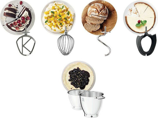 Kenwood Titanium Chef Patissier XL Κουζινομηχανή 1400W με Ανοξείδωτο Κάδο 7lt