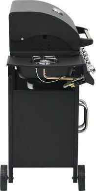 vidaXL Gas Grill with 4 pcs 11.6kW and Side Burner