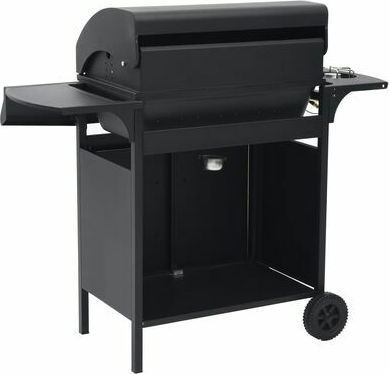 vidaXL Gas Grill with 4 pcs 11.6kW and Side Burner