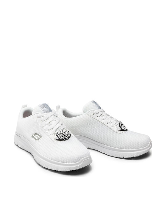 Skechers Bendon Παπούτσι Εργασίας Λευκό με Πιστοποίηση SR