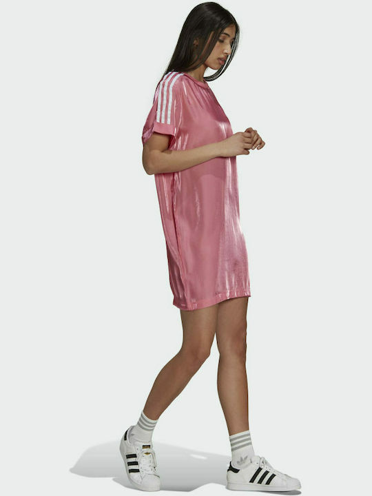 Лятно Мини Спортна Рокля Тениска Къс ръкав Rose Tone