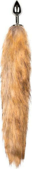 Easytoys Fox Tail Plug No 1 Анална тапа Silver