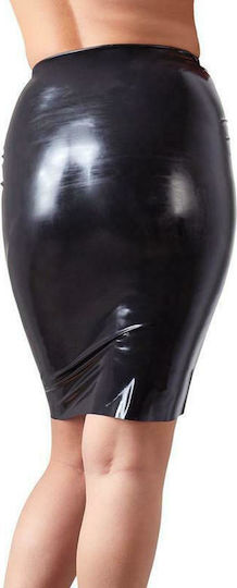 LateX Latex Skirt Φούστα Λάτεξ Black