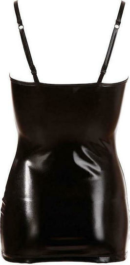 Cottelli Collection Zaina Wetlook Dress Φόρεμα Black