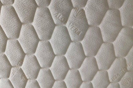 Strom Eco Ανώστρωμα Foam 3+ Aloe Vera Strom Ημίδιπλο Foam Eμποτισμένο με Αλόη & Αποσπώμενο Κάλυμμα 130x190εκ.