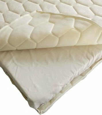 Strom Eco Semi Double Memory Foam Mattress Topper Memory 5 + Aloe Vera with Aloe Vera & Removable Cover 120x190cm