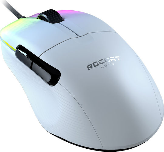 Roccat Kone Pro RGB Gaming Ποντίκι 19000 DPI Λευκό