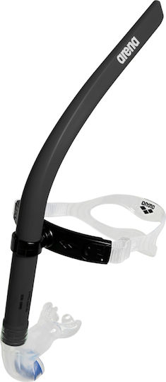 Arena Snorkel Black with Silicone Mouthpiece