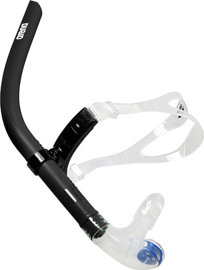 Arena Snorkel Black with Silicone Mouthpiece