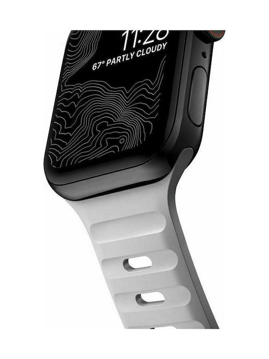 Nomad Sport Strap M/L Λουράκι Σιλικόνης Γκρι (Apple Watch 42/44/45mm)