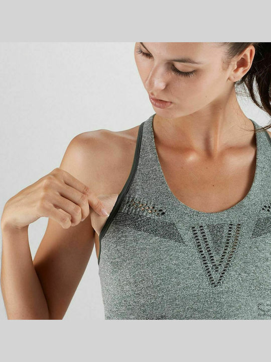Trail Move On Women's Sports Bra with Removable Padding Green