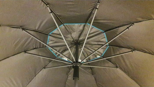Hupa Mystic BlackOut Beach Umbrella Diameter 2m with UV Protection and Air Vent White