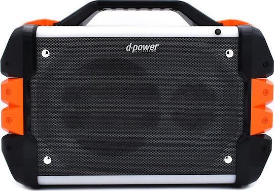 d-power Ηχείο Karaoke με Ασύρματο Μικρόφωνο και Εφέ Φωτισμού K50-LED Μαύρο