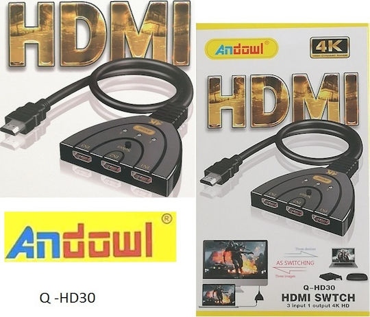 Andowl Q-HD30 4K HD-3 in 1