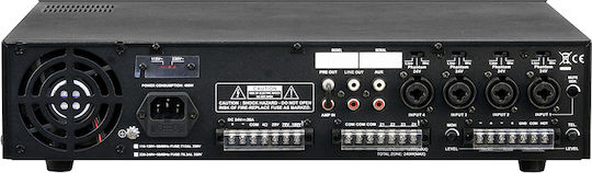 Show MPA-240S Ολοκληρωμένος Ενισχυτής Εγκαταστάσεων με 4 Ζώνες 240W/100V και Σύνδεση USB
