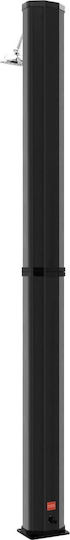 vidaXL Ντουζιέρα Πισίνας Ηλιακή από PVC 14.8x14.8εκ. Μαύρη