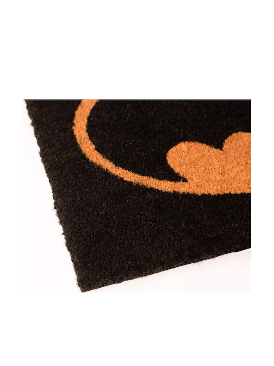 Grupo Erik Entrance Mat made of Coir with Anti-slip Backing Batman Black - Beige 40x60cm
