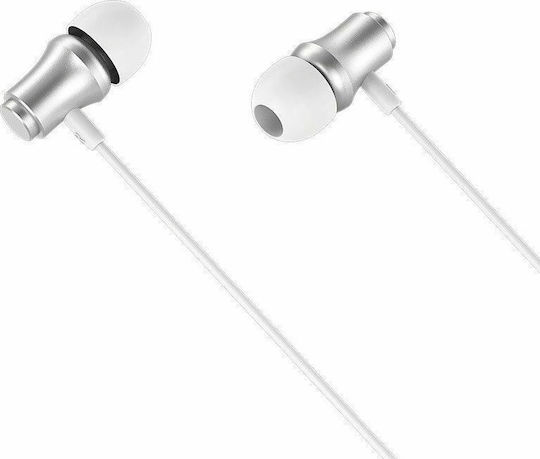 Borofone BM29 Gratified In-ear Handsfree με Βύσμα 3.5mm Λευκό