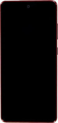 Samsung Mobile Phone Screen Replacement with Frame andTouch Mechanism for Galaxy S20 FE (Red)